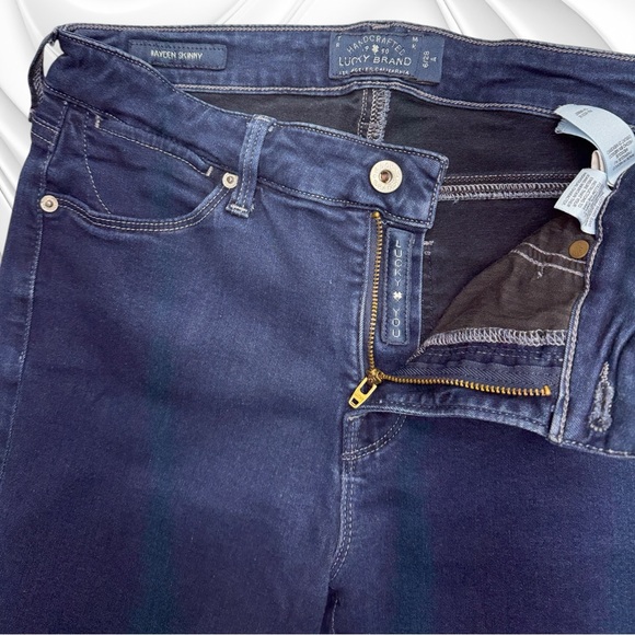 LUCKY BRAND Women’s 6 HAYDEN SKINNY Blue Jeans - Picture 4 of 4